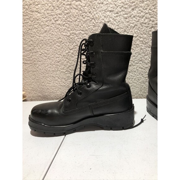 Black Leather TACTICAL Boot Vibram Steel Toe Men\'s Size 6.5W main image 5